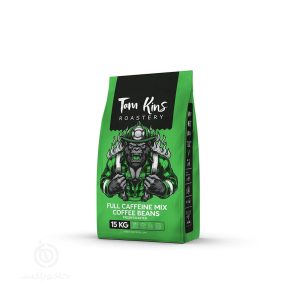 دانه قهوه میکس 70% روبوستا سبز تام کینز (15 کیلوگرم)