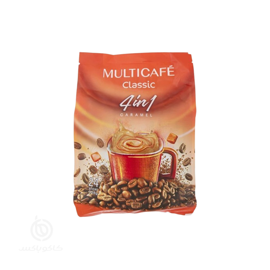 کافی میکس 4x1 با طعم کارامل مولتی کافه