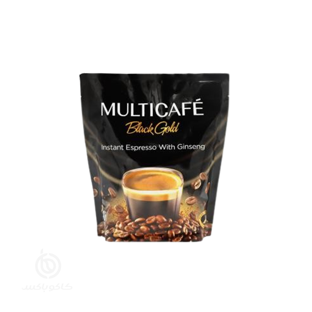 سینگل سرو اسپرسو بلک گلد مولتی کافه (بسته ۴۰ عددی ۲.۵ گرمی)